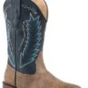 'Roper' Kids' Billy Western Square Toe - Brown / Navy -Fashion Boots Store 0901819002925 1024x1024@2x