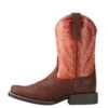 'Ariat' Youth 8" Hoolihan Alamo - Orange / Brown 2 'Ariat' Youth 8" Hoolihan Alamo - Orange / Brown -Fashion Boots Store 10021598 side 1024x1024@2x