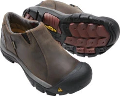 'Keen Outdoor' Men's Brixen Low 200GR WP Slip On - Slate Black / Madder Brown -Fashion Boots Store 1002269 PPS large 1024x1024@2x
