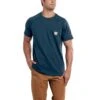 'Carhartt' Men's Midweight Force® Cotton Pocket T-Shirt - Light Huron Heather -Fashion Boots Store 100410446 MF18 1024x1024@2x