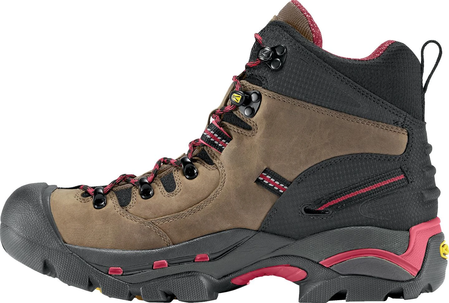 'Keen Utility' Men's 6" Pittsburgh WP Steel Toe - Bison Brown / Red / Black 5 'Keen Utility' Men's 6" Pittsburgh WP Steel Toe - Bison Brown / Red / Black - Image 3