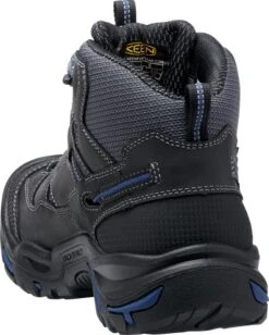'Keen Utility' Men's Braddock Mid EH WP Soft Toe - Black / Grey / Blue -Fashion Boots Store 1014605 3QR med 1024x1024@2x