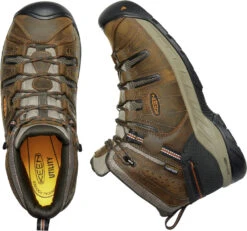 'Keen Utility' Men's Flint II Mid EH WP Soft Toe - Black Olive / Brindle 9 'Keen Utility' Men's Flint II Mid EH WP Soft Toe - Black Olive / Brindle -Fashion Boots Store 1025613 PLD large 1024x1024@2x