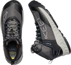 'Keen Outdoor' Men's NXIS EVO WP Mid Hiker - Magnet / Bright Cobalt -Fashion Boots Store 1026108 PLD large 1024x1024@2x