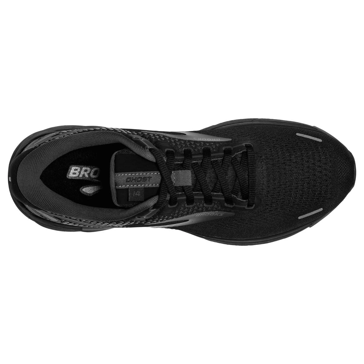 'Brooks' Men's Ghost 14 - Black / Ebony 5 'Brooks' Men's Ghost 14 - Black / Ebony - Image 3