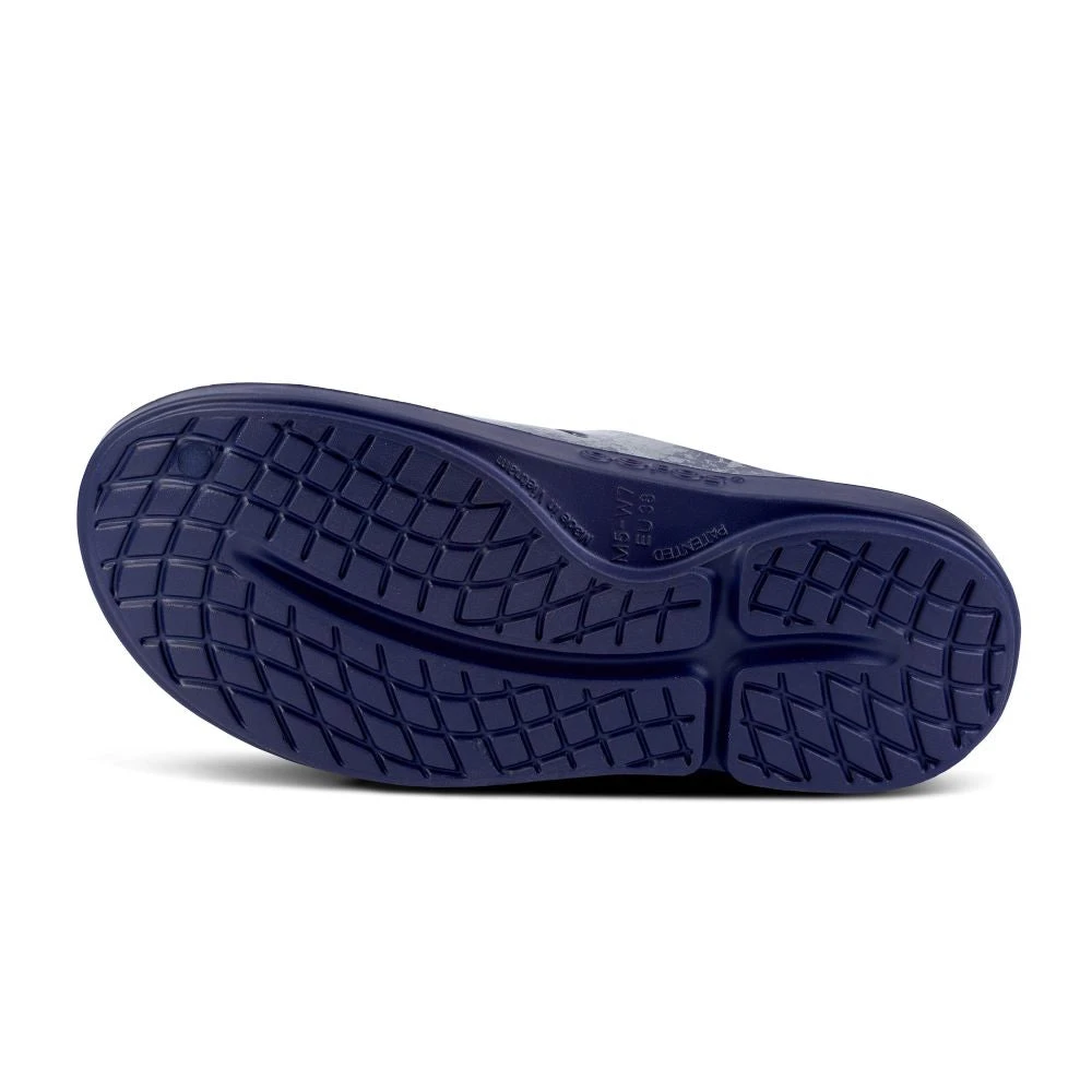 'OOFOS' Women's OOcloog Clog Limited Edition - Navy / Silver Snake 5 'OOFOS' Women's OOcloog Clog Limited Edition - Navy / Silver Snake - Image 3