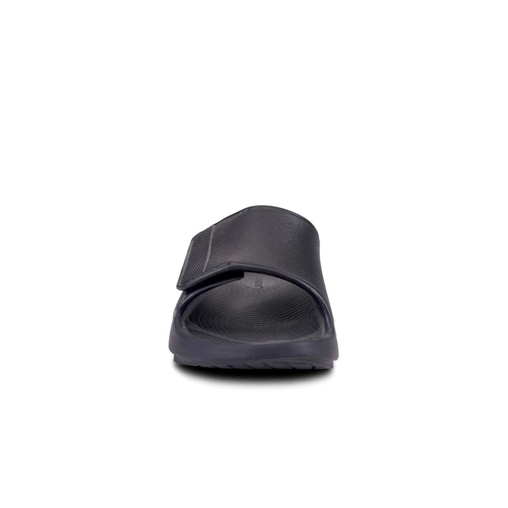 'OOFOS' Unisex OOahh Sport Flex Sandal - Black Matte 6 'OOFOS' Unisex OOahh Sport Flex Sandal - Black Matte - Image 4