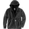 'Carhartt' Men's Rain Defender® Midweight Full Zip Hooded Sweatshirt - Black