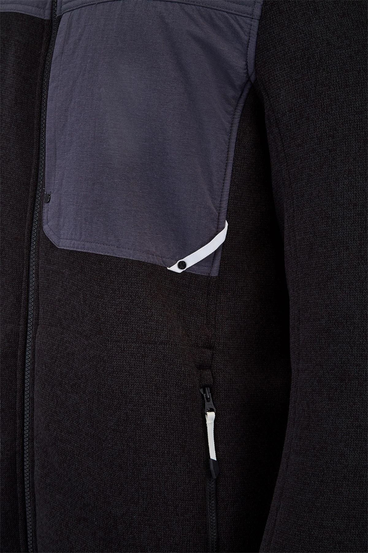 'Spyder' Men's Alps Full Zip Hoodie - Black 6 'Spyder' Men's Alps Full Zip Hoodie - Black - Image 4