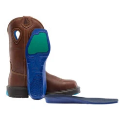 'Steel Blue' Men's Blue Heeler Western Square Toe EH WP Steel Toe - Oak -Fashion Boots Store 22517 3 1024x1024@2x