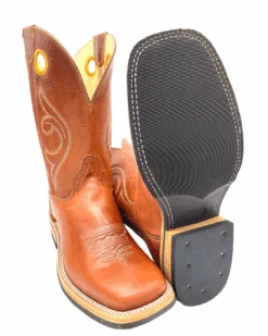 'Hondo' Men's 11" Western Square Toe - Maple Crazy Horse -Fashion Boots Store 26405 1024x1024@2x