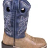'Smoky Mountain' Youth Canyon Western Square Toe - Vintage Brown / Vintage Blue