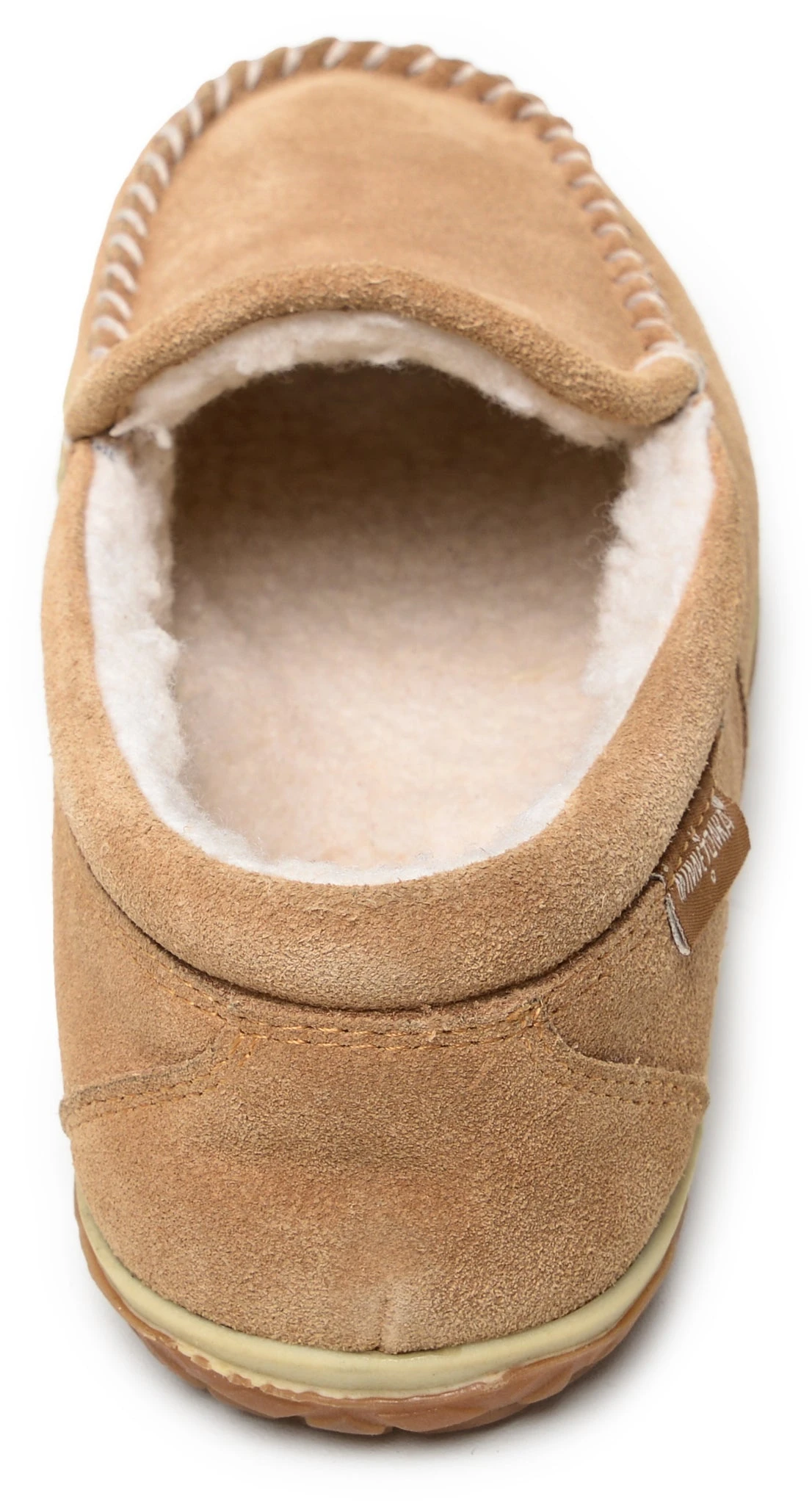 'Minnetonka' Men's Tilden Pile Lined Moc Slipper - Cinnamon 6 'Minnetonka' Men's Tilden Pile Lined Moc Slipper - Cinnamon - Image 4