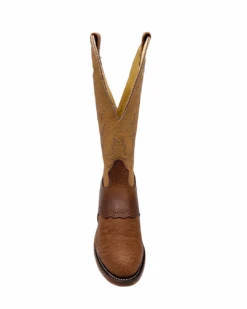 'Boulet' Men's 13" Buckaroo Western Round Toe - Cognac / Butterscotch -Fashion Boots Store 41631 1 1024x1024@2x