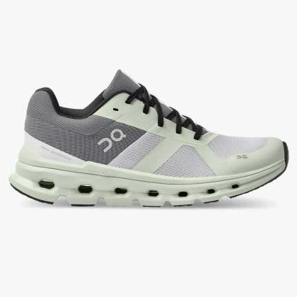 'On Running' Women's Cloudrunner - Frost / Aloe 3 'On Running' Women's Cloudrunner - Frost / Aloe