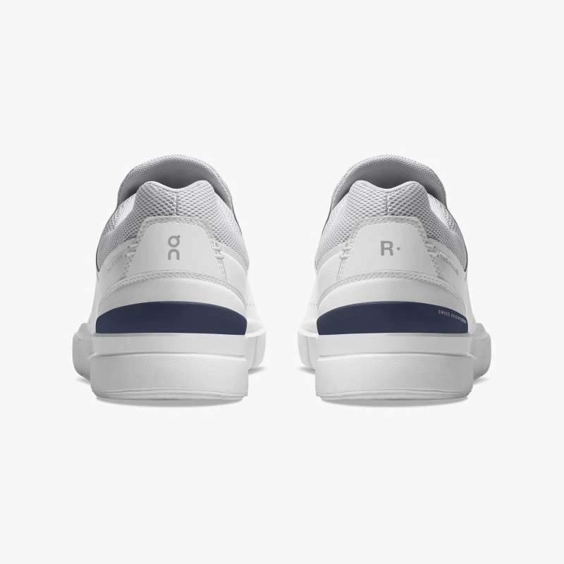 'On Running' Men's THE ROGER Advantage 1 Tennis Sneaker - White / Ink 6 'On Running' Men's THE ROGER Advantage 1 Tennis Sneaker - White / Ink - Image 4