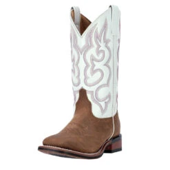 'Laredo' Women's 11" Mesquite Western Square Toe - Taupe / White 9 'Laredo' Women's 11" Mesquite Western Square Toe - Taupe / White -Fashion Boots Store 5621 1 1500x.progressive 1024x1024 9f9c2038 e09f 4a27 9427 14ca68784364 1024x1024@2x
