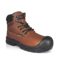 'Genuine Grip' Men's 6" Vulcan EH PR WP Comp Toe - Brown -Fashion Boots Store 6100 1 1024x1024@2x