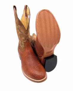 'Boulet' Men's 12" Western Round Toe - Utta Whisky / Grizzly Tan -Fashion Boots Store 63275 1024x1024@2x