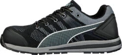 'Puma' Men's Elevate Knit ESD Comp Toe - Black / Gray / White 8 'Puma' Men's Elevate Knit ESD Comp Toe - Black / Gray / White -Fashion Boots Store 643165 ELEVATE KNIT BLACK LOW 202 left 1024x1024@2x