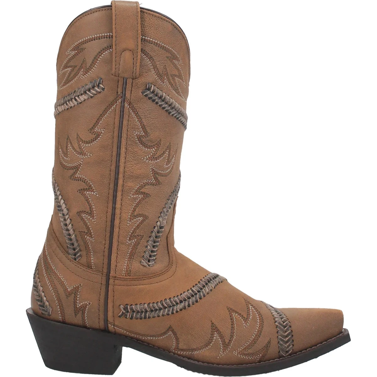 'Laredo' Men's 12" Lawry Western Fashion Snip Toe - Tan 2 'Laredo' Men's 12" Lawry Western Fashion Snip Toe - Tan