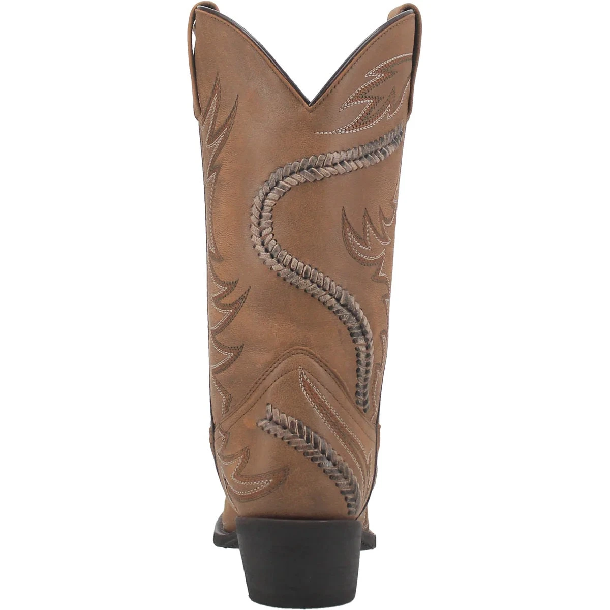 'Laredo' Men's 12" Lawry Western Fashion Snip Toe - Tan 6 'Laredo' Men's 12" Lawry Western Fashion Snip Toe - Tan - Image 5