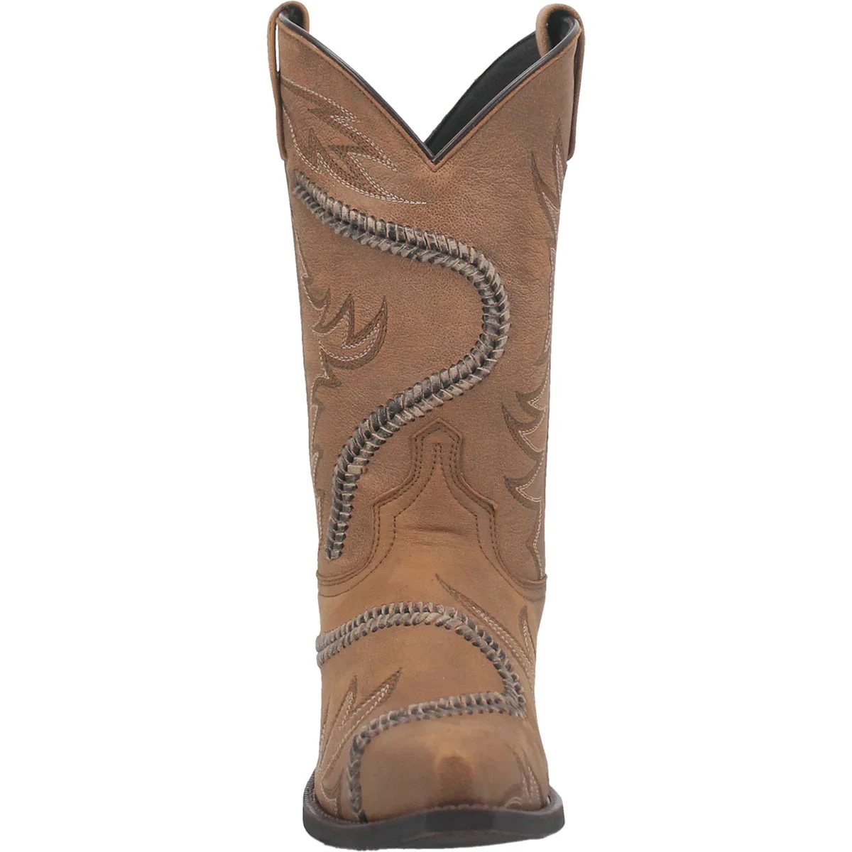 'Laredo' Men's 12" Lawry Western Fashion Snip Toe - Tan 5 'Laredo' Men's 12" Lawry Western Fashion Snip Toe - Tan - Image 4