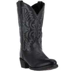 'Laredo' Men's 12" Birchwood Western Round Toe - Black -Fashion Boots Store 68450fs 1024x1024@2x