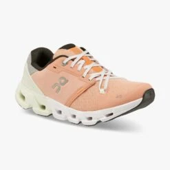 'On Running' Women's Cloudflyer 4 - Peach / Aloe -Fashion Boots Store 71.98669 cloudflyer 4 fw22 peach aloe w g6 1024x1024@2x