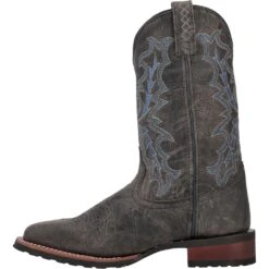 'Laredo' Men's 11" Winfield Western Square Toe - Grey -Fashion Boots Store 7949 3 1024x1024@2x