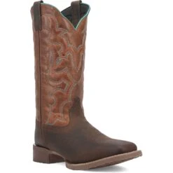 'Laredo' Men's 13" Odie Western Square Toe - Dark Brown 14 'Laredo' Men's 13" Odie Western Square Toe - Dark Brown -Fashion Boots Store 7961 shdw 1 1024x1024@2x