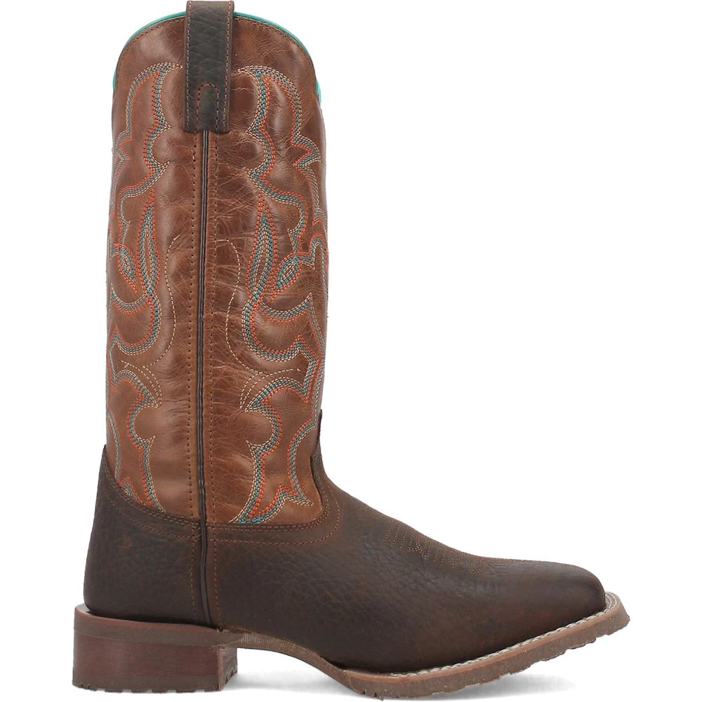 'Laredo' Men's 13" Odie Western Square Toe - Dark Brown 3 'Laredo' Men's 13" Odie Western Square Toe - Dark Brown