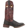 'Laredo' Men's Isaac Western Square Toe - Black / Distressed Maroon -Fashion Boots Store 7965 2 1024x1024@2x