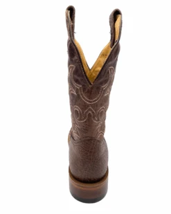 'Boulet' Men's 12" Roper Western Round Toe - Shoulder Noce Taurus / Organza Brown -Fashion Boots Store 82092 1024x1024@2x
