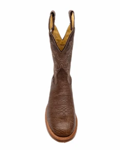 'Boulet' Men's 12" Roper Western Round Toe - Shoulder Noce Taurus / Organza Brown -Fashion Boots Store 82093 1024x1024@2x