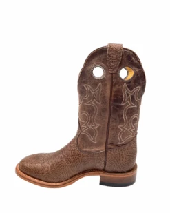 'Boulet' Men's 12" Roper Western Round Toe - Shoulder Noce Taurus / Organza Brown -Fashion Boots Store 82096 1024x1024@2x