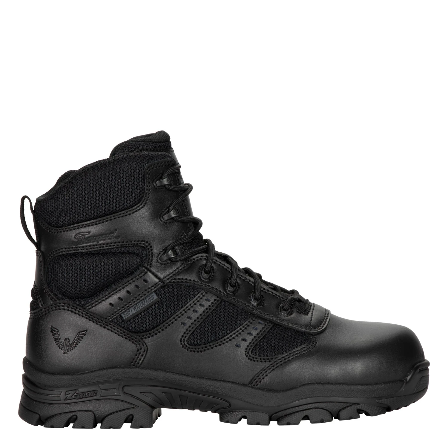 'Thorogood' Men's 6" Deuce WP Tactical Side Zip Soft Toe - Black 3 'Thorogood' Men's 6" Deuce WP Tactical Side Zip Soft Toe - Black