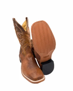 'Boulet' Men's 12" Saddle Vamp Western Square Toe - Shrunken Bomber / Ambergold 10 'Boulet' Men's 12" Saddle Vamp Western Square Toe - Shrunken Bomber / Ambergold -Fashion Boots Store 93455 1024x1024@2x