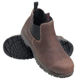 'Avenger' Men's 4" Foreman Romeo EH SR Comp Toe Pull On - Brown -Fashion Boots Store A7110 stack 1024x1024@2x