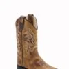 'Old West' Children's Western Square Toe - Tan -Fashion Boots Store BSC1979 1024x1024@2x