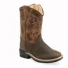 'Old West' Toddler Broad Square Toe - Brown / Tan 2 'Old West' Toddler Broad Square Toe - Brown / Tan -Fashion Boots Store BSI1955 1024x1024@2x