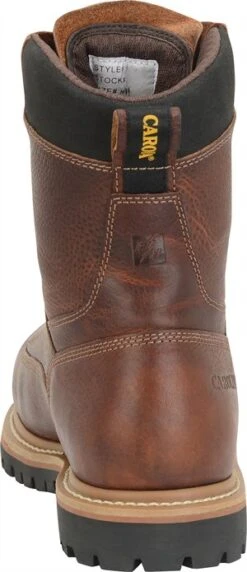 'Carolina' Men's 8" Grind WP Comp Toe Boot - Brown -Fashion Boots Store CA5529 Heel 1024x1024@2x