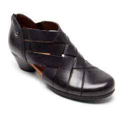 'Cobb Hill' Women's Laurel Woven Bootie - Black -Fashion Boots Store CI6228 MAIN S 1024x1024@2x