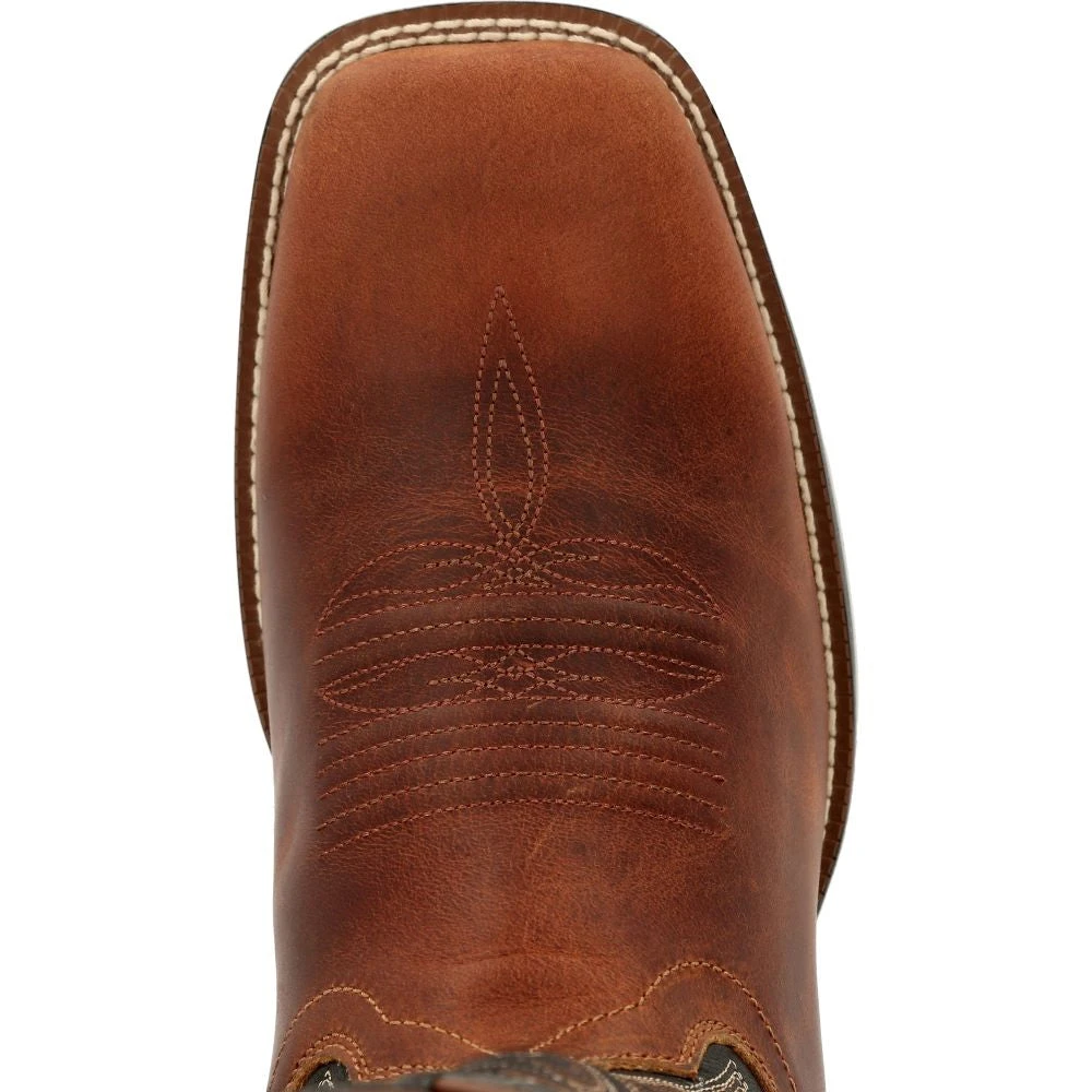 'Durango' Men's 11" Westward Square Toe - Brown/Black 4 'Durango' Men's 11" Westward Square Toe - Brown/Black - Image 2