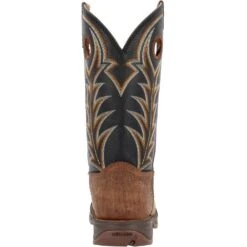 'Durango' Men's 12" Rebel Western Round Toe - Oak Bark / Midnight -Fashion Boots Store DDB0428 back 1024x1024@2x