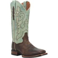 'Dan Post' Women's 13" Malani Square Toe - Chocolate / Mint -Fashion Boots Store DP4892 1 1024x1024@2x