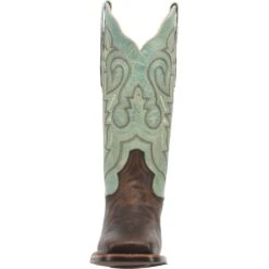 'Dan Post' Women's 13" Malani Square Toe - Chocolate / Mint -Fashion Boots Store DP4892 5 1024x1024@2x
