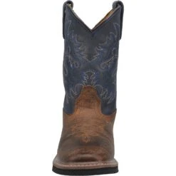 'Dan Post' Kids' 8" Brantley Western - Brown / Blue (Sizes 8.5C-3Y) -Fashion Boots Store DPC2938 5 1024x1024@2x