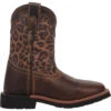 'Dan Post' Youth 9" Makucha Leopard Western Square Toe - Tan / Multi (Sizes 12C-3Y) -Fashion Boots Store DPC2951 2 1024x1024@2x