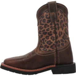 'Dan Post' Youth 9" Makucha Leopard Western Square Toe - Tan / Multi (Sizes 3Y-6Y) 15 'Dan Post' Youth 9" Makucha Leopard Western Square Toe - Tan / Multi (Sizes 3Y-6Y) -Fashion Boots Store DPC3951 3 1024x1024@2x